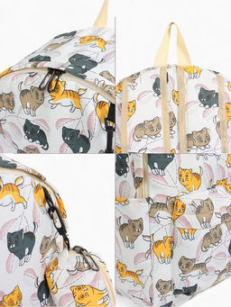 Набор: рюкзак школьный и пенал, с карманами, с принтом, размер 29?12?41 см, розовый