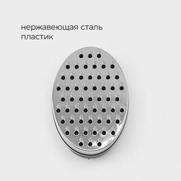 Тёрка с контейнером Magistro Woks, 17×12 см, чёрная