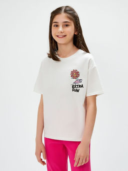 ACOOLA / Футболка детская для девочек Porto белый