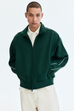Chaqueta de ch?ndal efecto neopreno Relaxed Fit - H&m фото 3