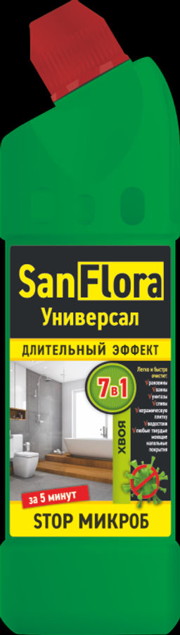 Универсальное моющее средство 750мл САНФЛОРА Хвоя