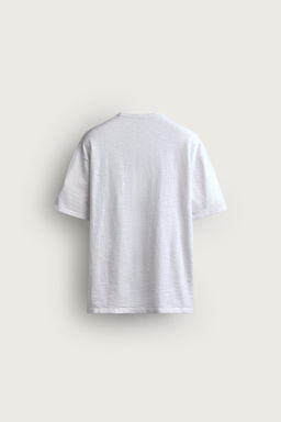 CAMISETA PUNTO TEXTURA IRREGULAR / Blanco - Zara фото 8