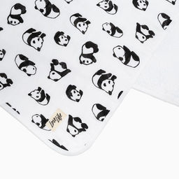 Полотенце детское Панды 50*90 см, 100% хл, муслин 105 гр/м2, махра 300гр/м2 - Крошка я фото 4