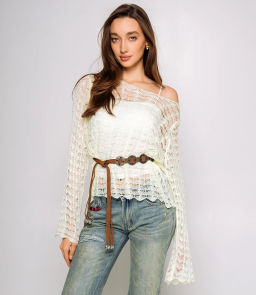 Лонгслив+топ #КТ2979, лайм