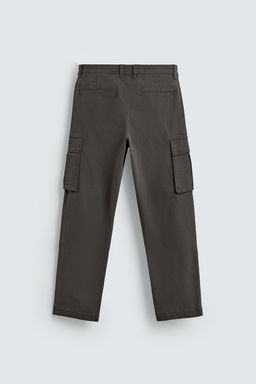 RELAXED FIT CARGO TROUSERS - Zara фото 16