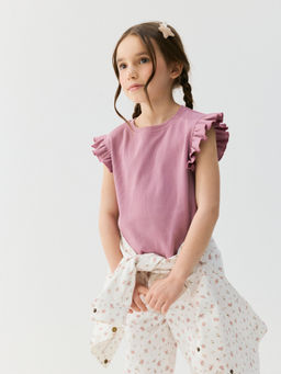 Футболка укороченная из кашкорсе Орхидея - Bungly фото 7