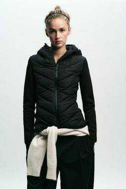 CONTRAST PUFFER JACKET - Zara фото 2