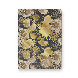 Светоч Бизнес-блокнот, мат. лам. + тис. золотой фольгой, тониров. блок 64ББТ_8_5_0 евроформат 64 л. 24 шт. французская клетка Золотая птица 000911