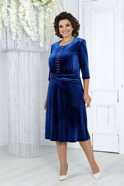 Платье Ninele 7431-Р темно-синий - Mira fashion фото 644