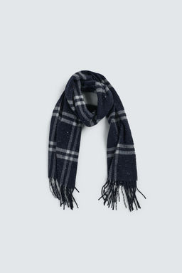CHECK WOOL BLEND SCARF - Zara фото 5