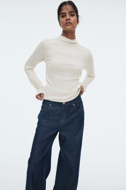 Top de canal? con cuello perkins - H&m фото 3