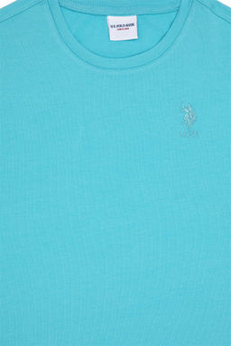 U. S. Polo Assn / Мятная футболка с круглым вырезом для девочек - U.s. polo assn фото 3