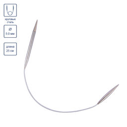Спицы GAMMA круговые MNF сталь d 5.0 мм 25 см 1 шт с металлической леской фото 5