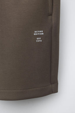 BERMUDA TEXTO SPORTY / Marr?n - Zara фото 6