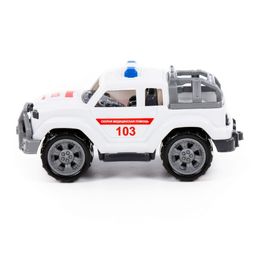 Автомобиль Легионер-мини скорая помощь (в сеточке) - Полесье фото 2