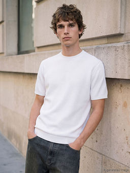 Bisiklet Yaka Erkek Triko Kazak