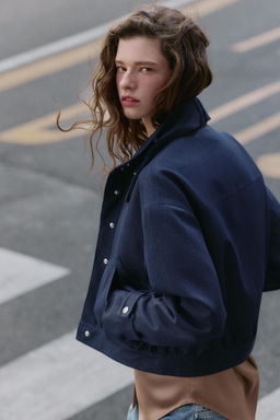 HIGH-NECK BOMBER JACKET - Zara фото 4