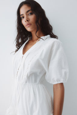 Vestido en plumeti de algod?n - H&m фото 4