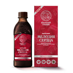 Бальзам безалкогольный "Мелодия сердца" из красных сортов винограда на травах