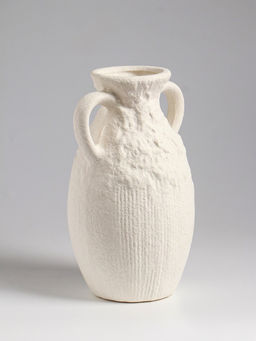 Ваза «Фонси», 20.5×10 см, керамика, белая