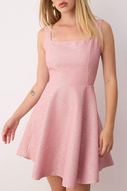 Pembe A Kesim Jakar Mini S?k Gece Mezuniyet Elbisesi TPRSS25EL00311 - Trendyolmilla фото 7