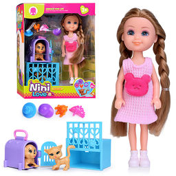 Кукла с аксессуарами "Мои питомцы" в коробке