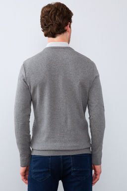 Erkek Gri Melanj Basic Kazak - U.s. polo assn фото 8