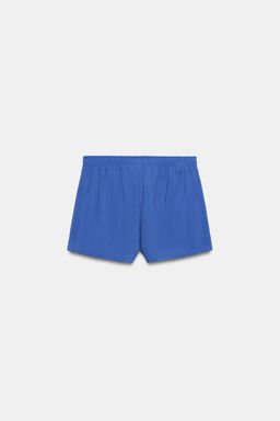 SHORTS FLUIDOS GOMA BOTONES / Cobalto - Zara фото 5