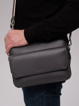 Мужская кожаная сумка Bora DBR 7113 темный лес фото 2