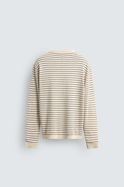 JERSEY RAYAS LINO - ALGOD?N / Crudo - Zara фото 8