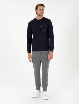 Lacivert Regular Fit Sweatshirt - Pierre cardin фото 4