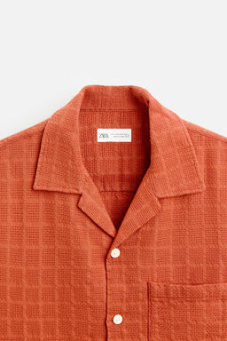 GEOMETRIC JACQUARD SHIRT - Zara фото 9