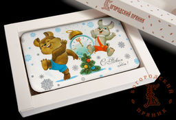 Сувенирные пряники (фотопечать) 170 гр. Ура! Полночь! Сгущенка