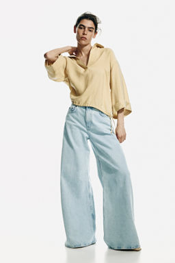 Super Wide High Waist Jeans - H&m фото 6