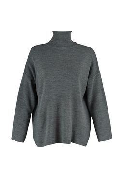 Gri Genis Kal?p Basic Triko Kazak TWOAW23KZ00206