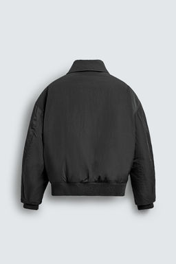 CAZADORA BOMBER ACOLCHADA CONTRASTE / Marr?n oscuro - Zara фото 2