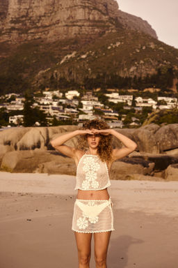 Falda playera efecto crochet - H&m фото 3