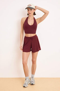 Bordo Dalg?c/Scuba Kumas 2 Katmanl? Ici Sortlu Cepli Orme Spor Sort THMSS26SR00004 - Trendyolmilla фото 2