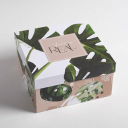 Набор подарочных коробок 5 в 1 Тропический, 14 14 822 22 12 см - Дарите счастье фото 4