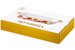 Шубница 1,7 л 32.5*19.5*5.5 cм Маки фарфор NEW BONE CHINA - Elan gallery фото 10