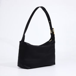 Сумка-мешок на молнии цвет чёрный - Simaland фото 3