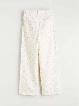 ?spanyol Pa?a ?i?ekli K?z ?ocuk Pantolon