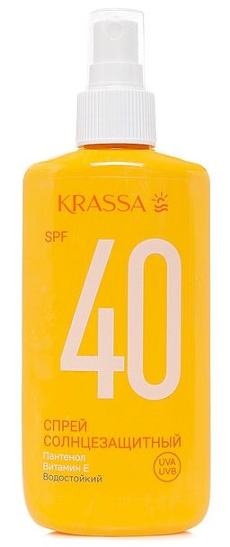 KRASSA спрей солнцезащитный 150мл SPF-40