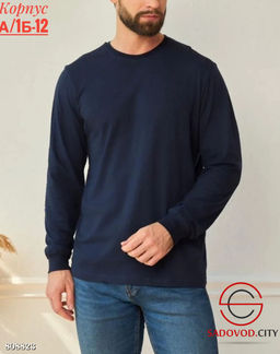 Футболки длинные рукав для мужчин. - Bruno фото 4