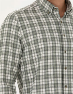 Haki Regular Fit Uzun Kollu G_mlek