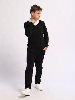 Джемпер-обманка "Альберт-1" черный