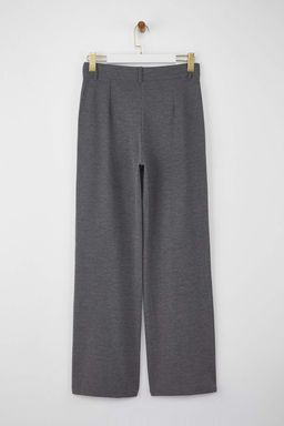 Wardrobe Essentials  Antrasit Premium Straight Esnek Orme Pantolon | TWOAW26PL00024