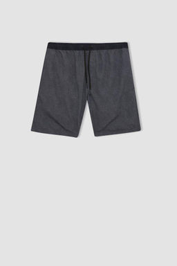 Короткие шорты для плавания стандартного кроя на сетчатой подкладке - Defacto фото 8