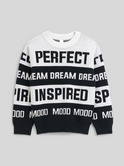 ACOOLA / Джемпер детский для девочек Alketa черно-белый  фото 2