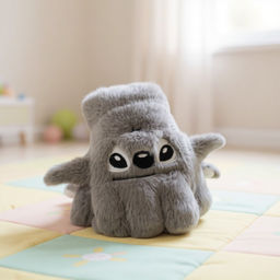 Тёплые подростковые перчатки, цвет серый - Greta фото 2